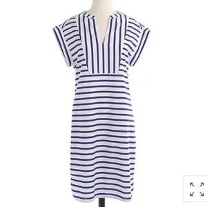 💙J. CREW💙STRIPED TUXEDO SHIFT DRESS💙